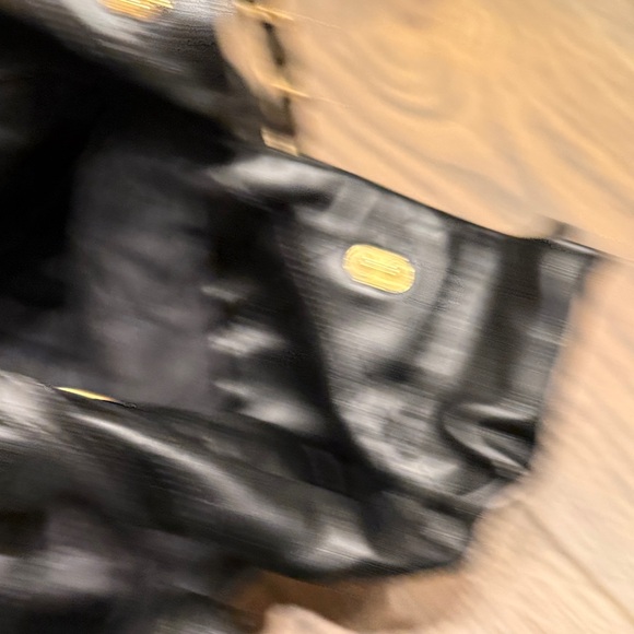 Chanel 22 small size Black Leather Shoulder Bag with Gold Chain - Picture 12 of 13